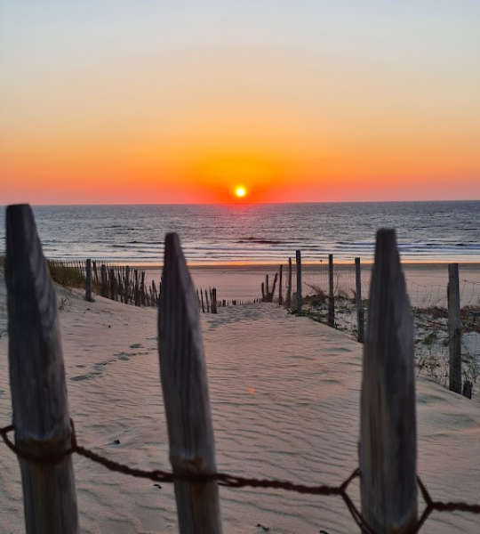 Location Appartement à Moliets Plage avec vue sur le golf - L'appartement Océan Atlantique avec le coucher de soleil